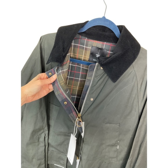 Mango Niagara Waxed Cotton Jacket NWT - Picture 8 of 15